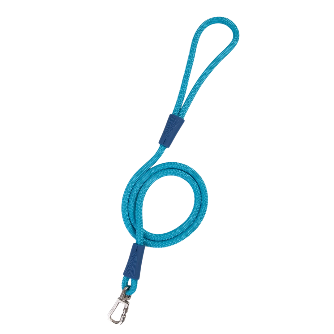 Guía de cuerda con gancho azul