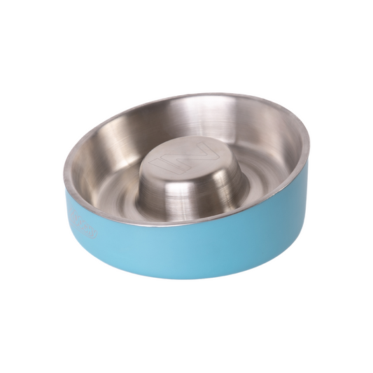 Comedouro Lento Power Thermo 690ml Azul