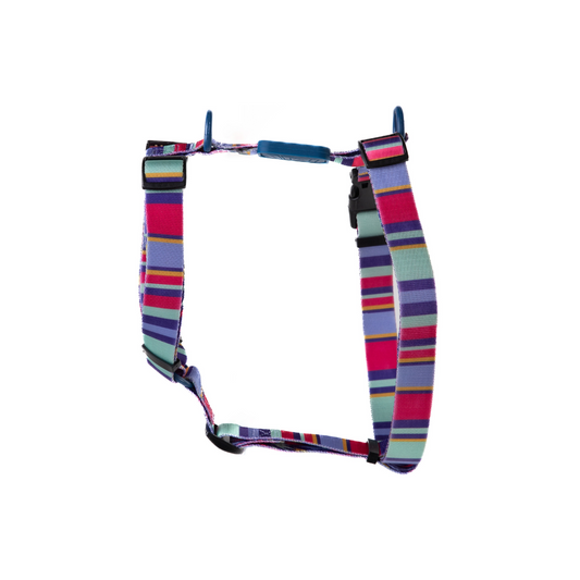 H Chest Bolts and Stripes - Blue Rubber