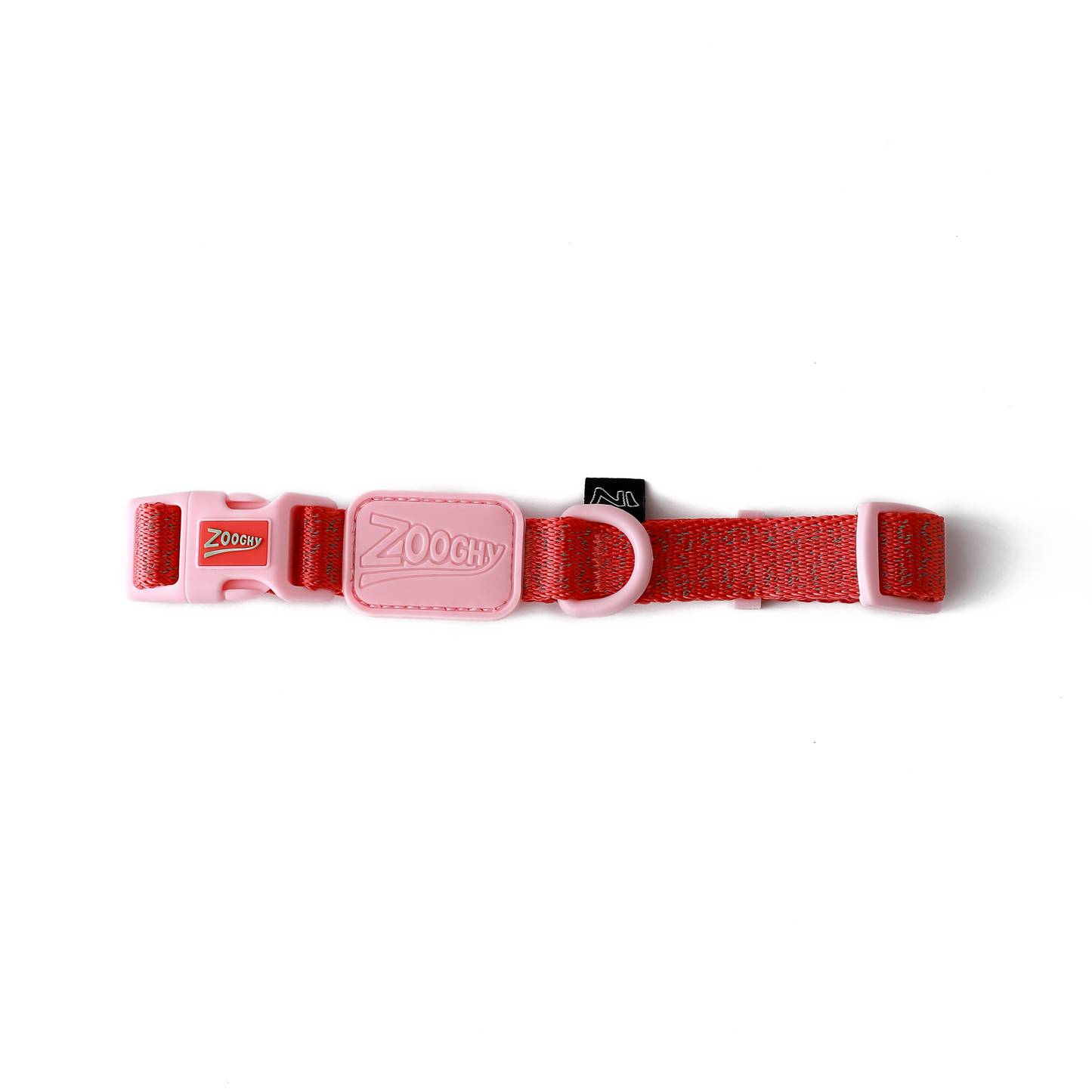 Coleira Dog Glow Walk Vermelha e Rosa