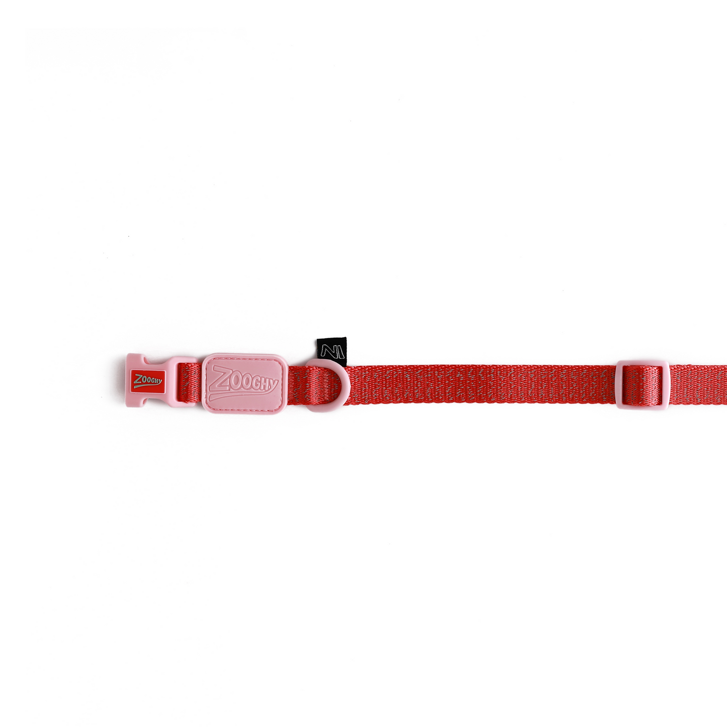 Coleira Dog Glow Walk Vermelha e Rosa