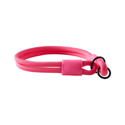 Coleira de Corda Dupla Rosa