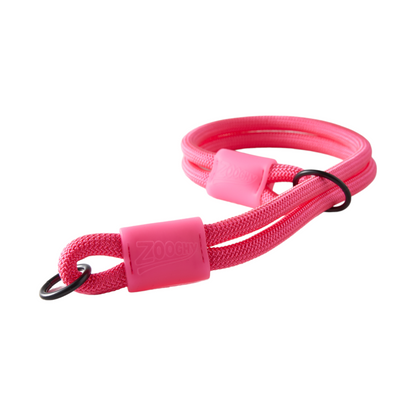 Coleira de Corda Dupla Rosa