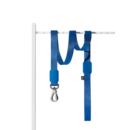 Guía para perros azul marino