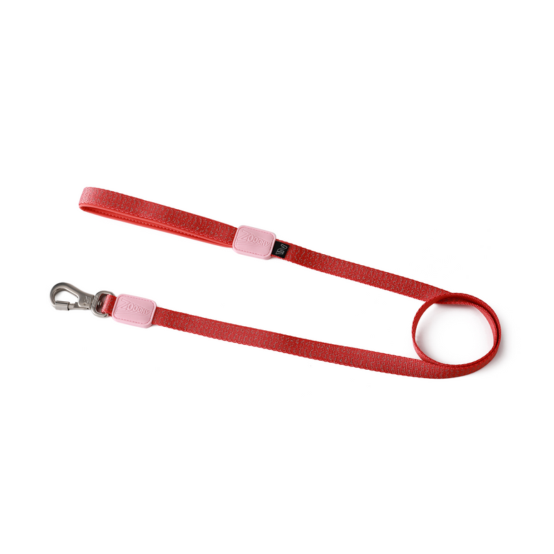 Guia Dog Glow Walk Vemelha e Rosa