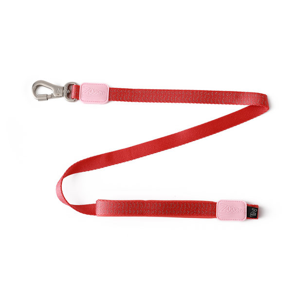 Guia Dog Glow Walk Vemelha e Rosa