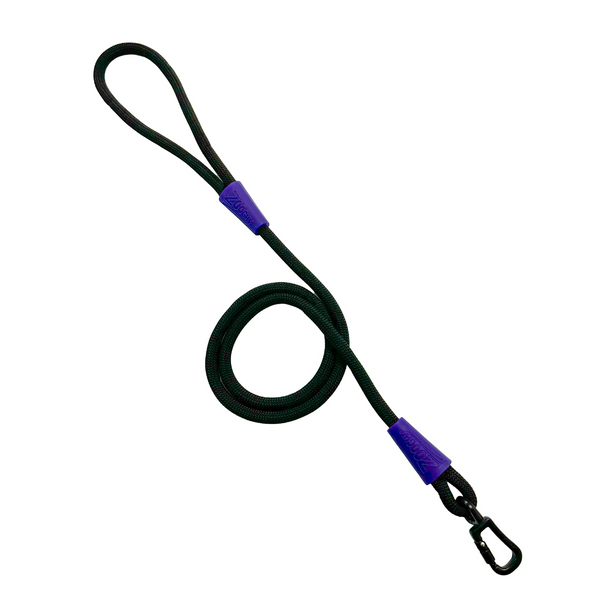 Rope Guide with Carabiner Black and Purple