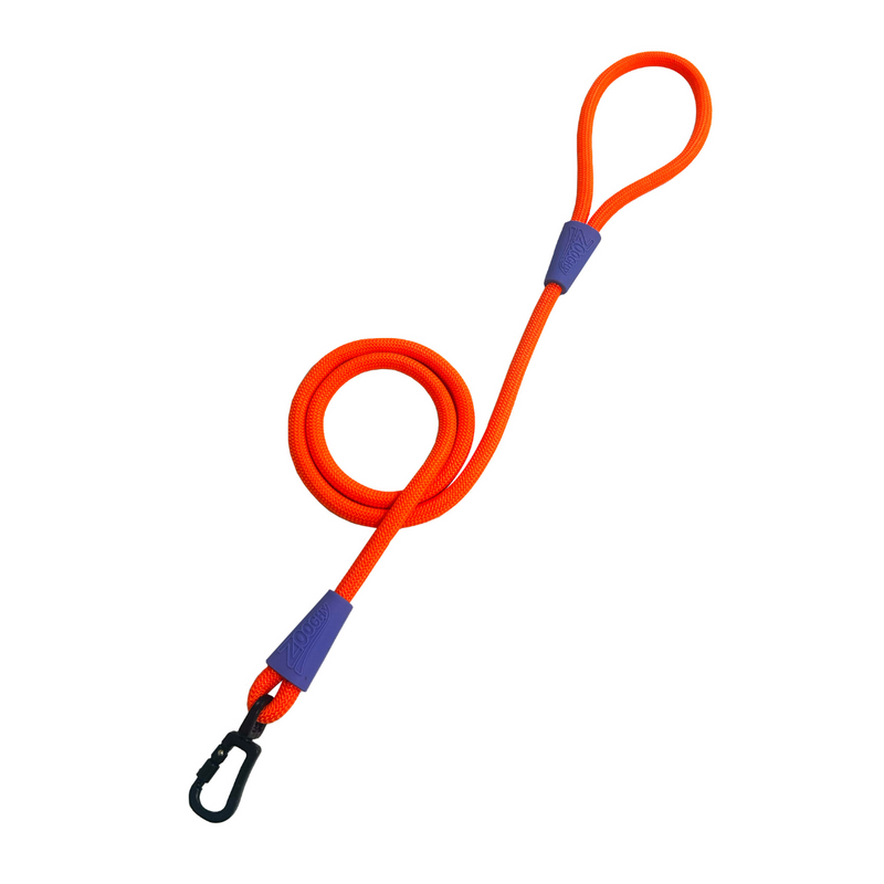 Guia de Corda Laranja - Borracha Violeta